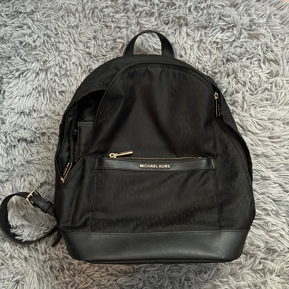 Michael Kors black backpack